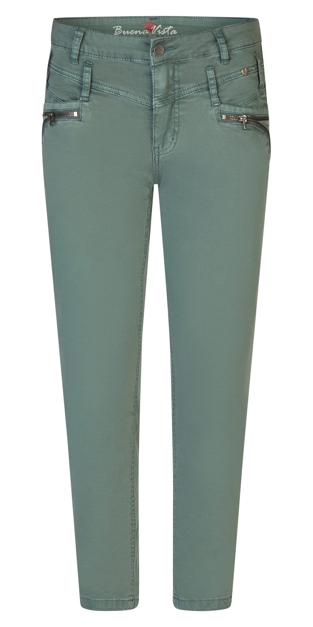 Stretch-Jeans BUENA VISTA FLORIDA-Z 7/8 blattgrün 2507 B5742 4003.7013 - Stretch