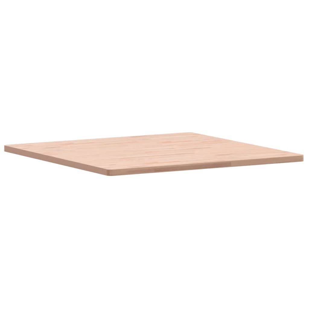 90x90x2,5 Quadratisch Tischplatte cm Massivholz Buche furnicato