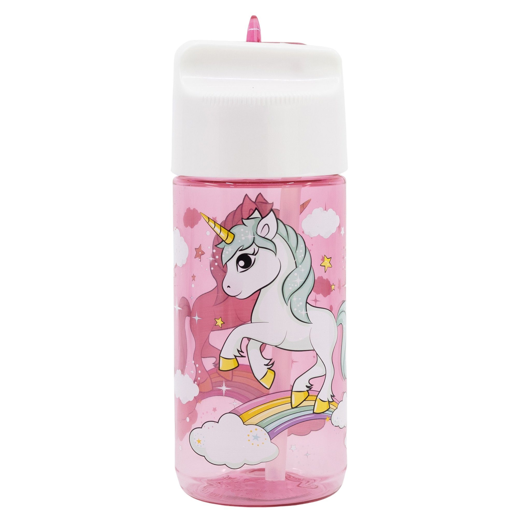 Trinkflasche Kleines Einhorn Unicorn Sportflasche Wasserflasche 410 ml