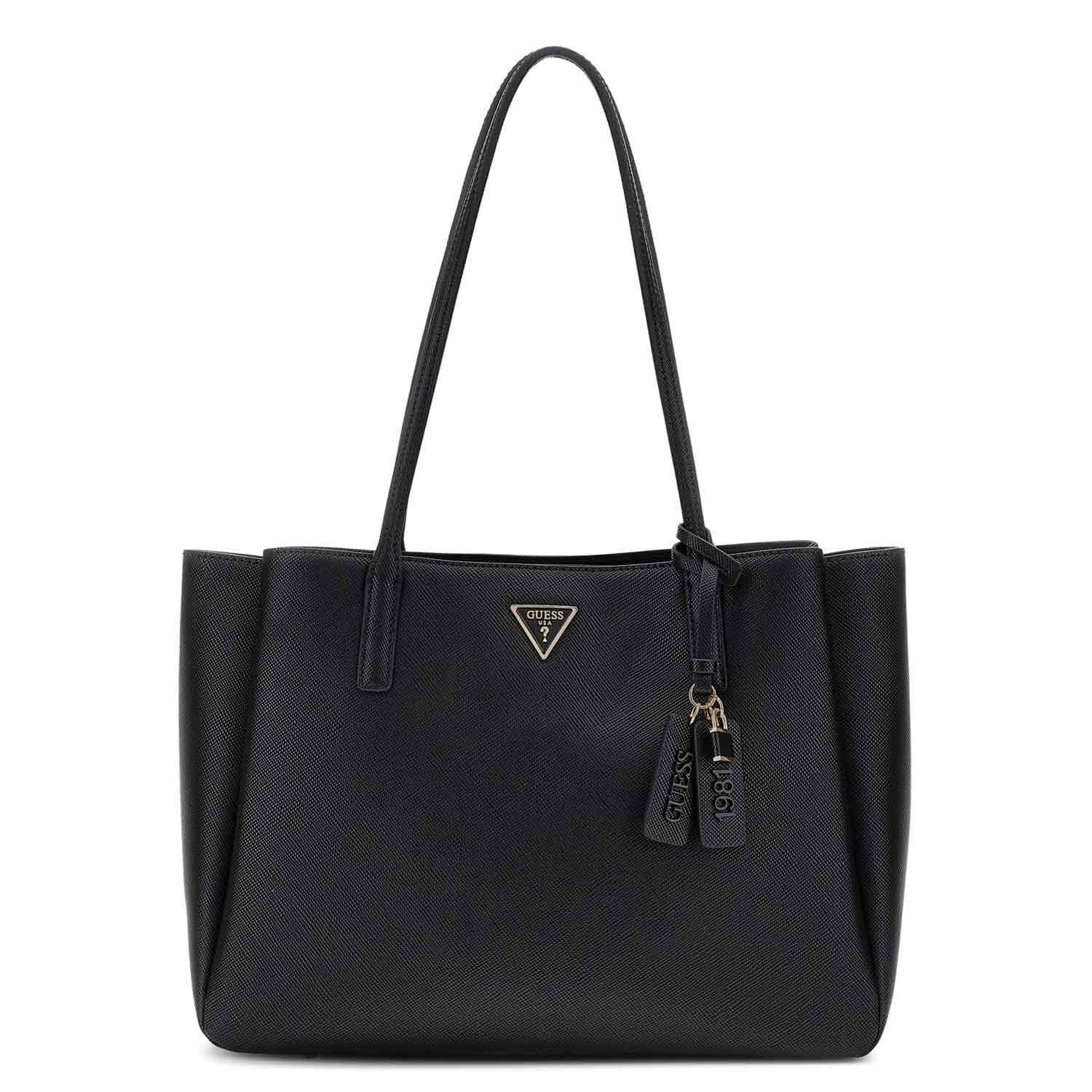 Umhängetasche GUESS Shopper Noelle II Tech Tote Black
