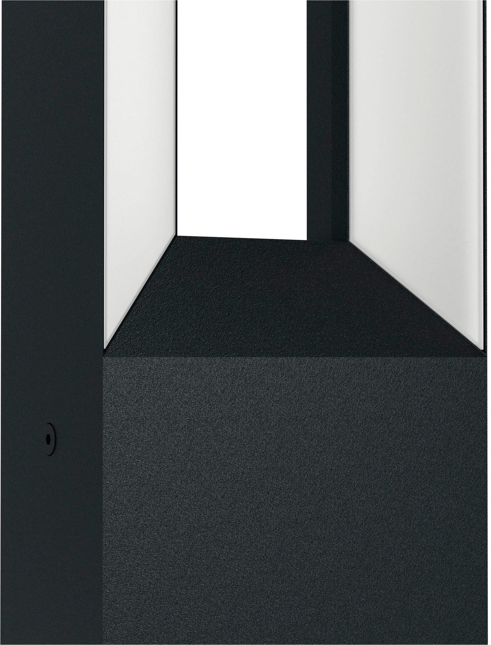 EGLO Stehlampe Riforano Außen-Stehlampe, Aluminium-Guss und Kunststoff, Außenleuchte, LED fest integriert, Warmweiß, Stehleuchte - L11 x B6 x H77 cm - schwarz - – Bild 4 von 5