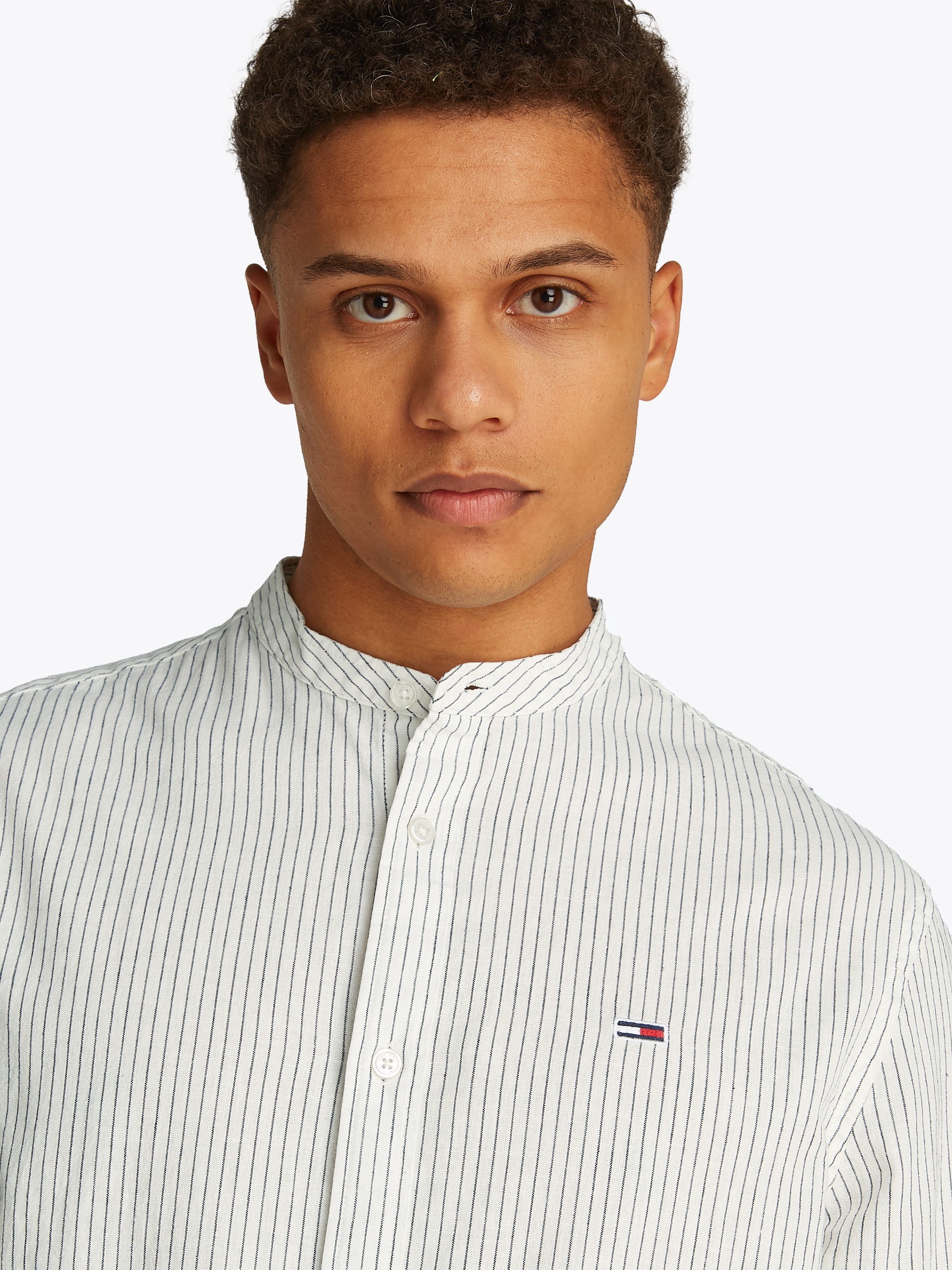 Tommy Jeans Langarmhemd TJM LINEN MIX günstig online kaufen