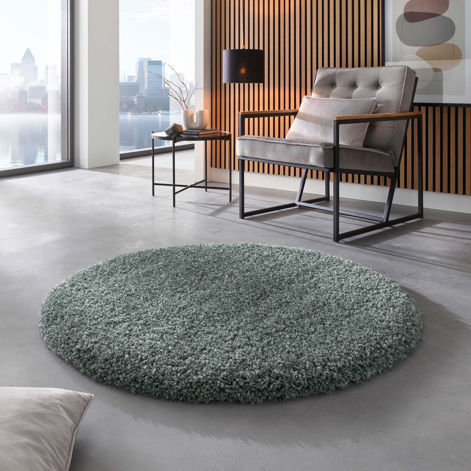 TaraCarpet Langflor-Teppich Ragolle Twilight, rund, Höhe: günstig online kaufen