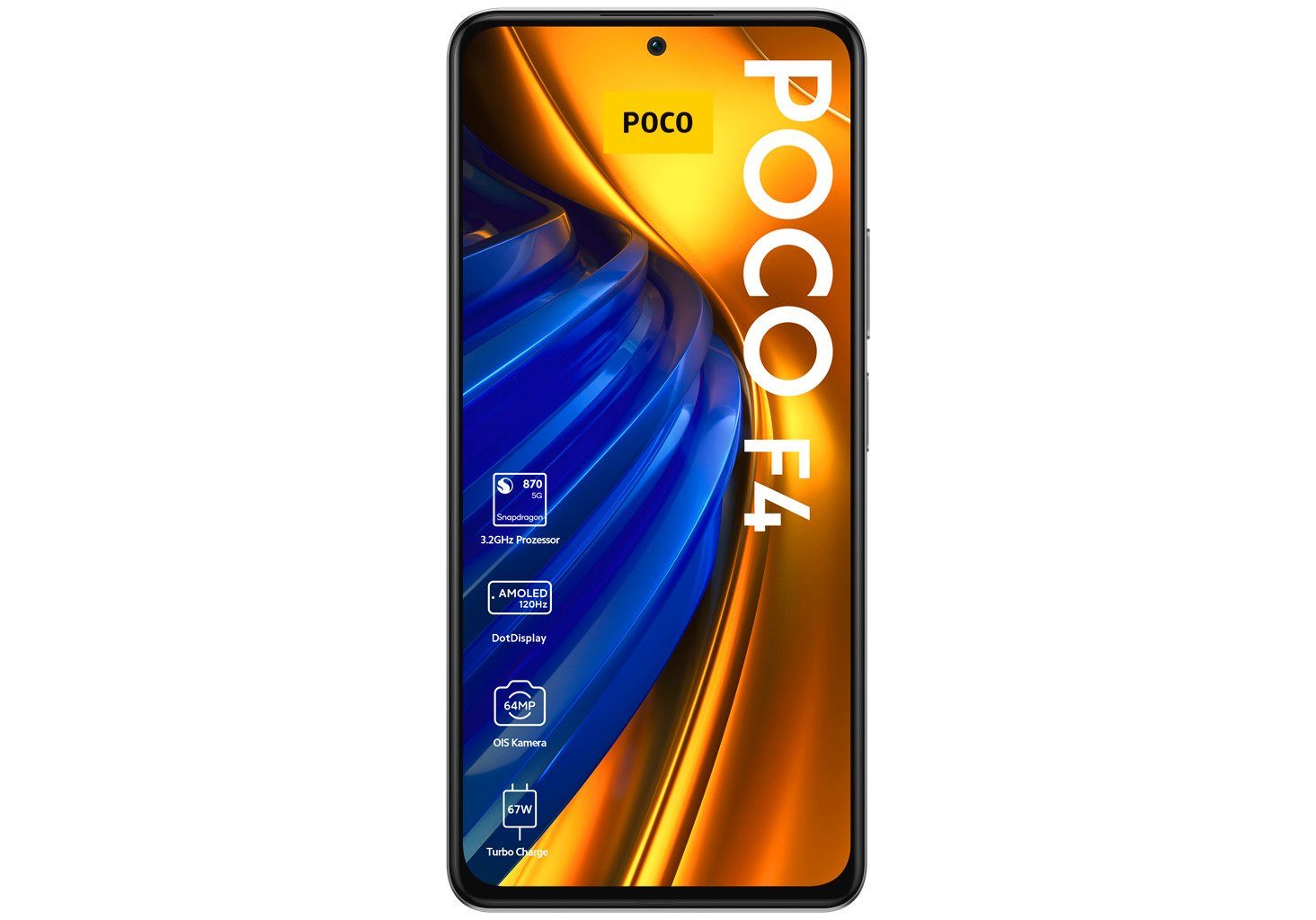 Xiaomi POCO cm/6,67 Zoll, Moonlight 6GB+128GB Silver MP 128 (16,9 Smartphone GB Speicherplatz, F4 64 Kamera)