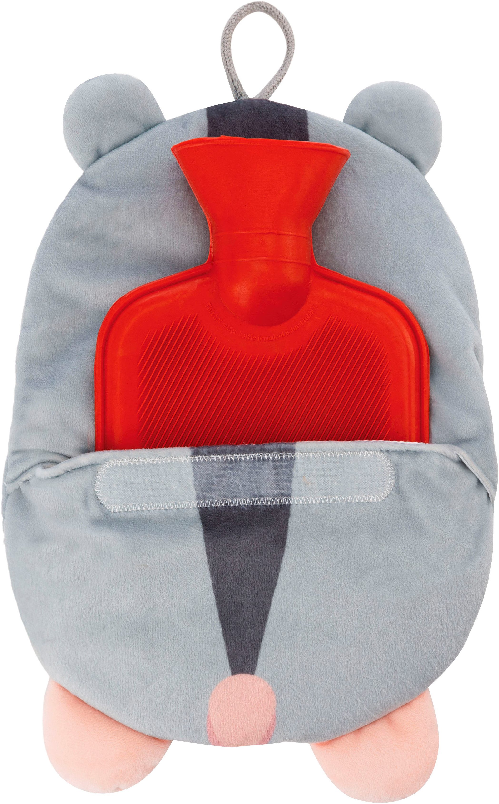 Nici Wärmflasche mymochi Hamster Shai mit Cookie, 300 ml, 30 cm, 2in1 - Kuscheltier & Wärmflasche in einem
