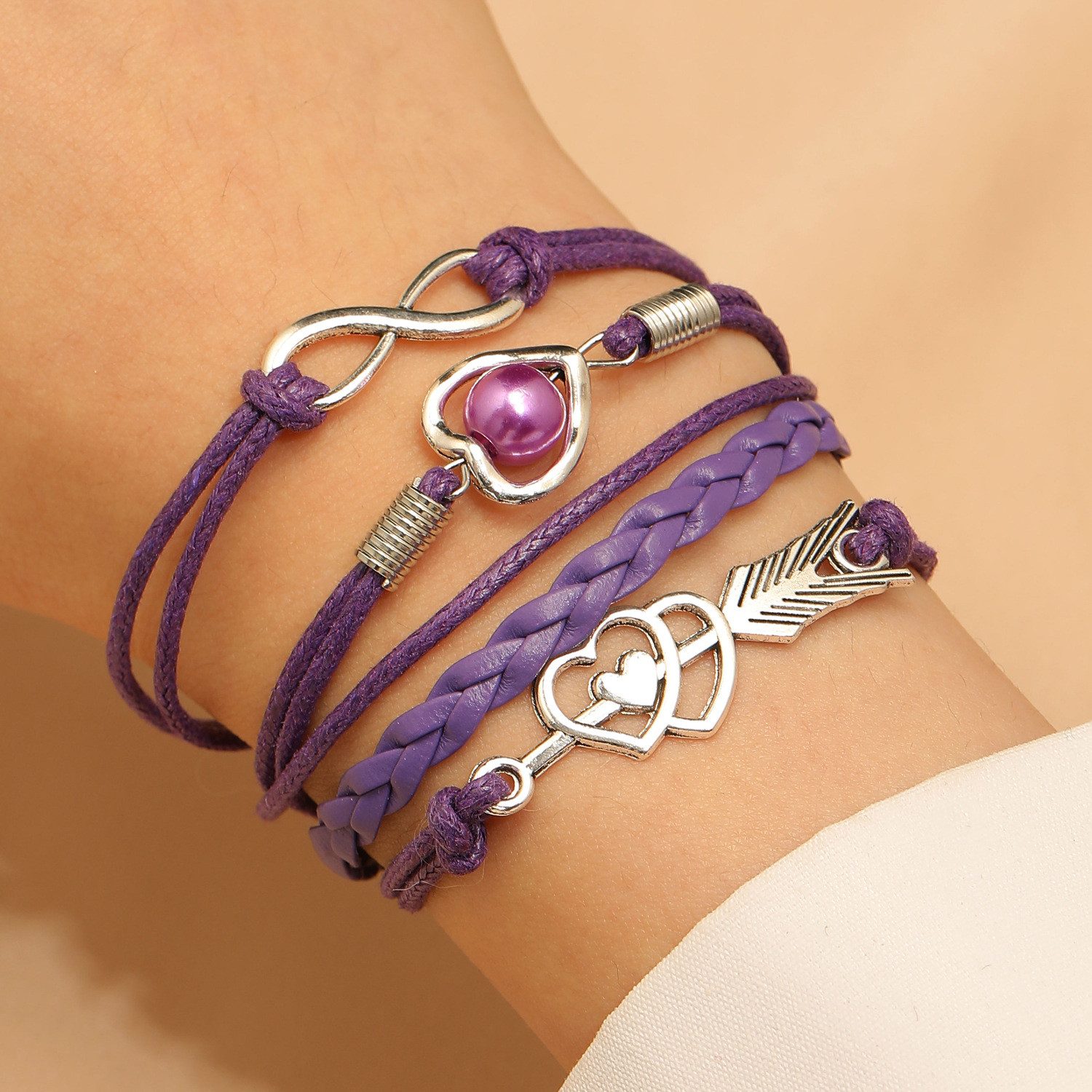 KARMA Lederarmband Damen Armband Leder mit günstig online kaufen