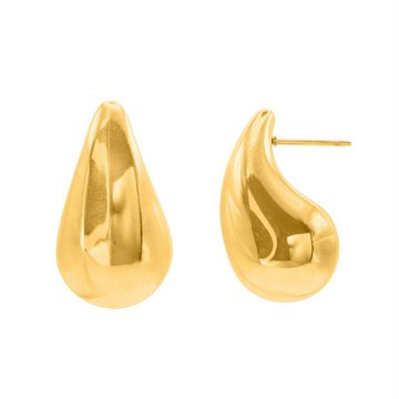 Heideman Paar Ohrstecker Tropfen M goldfarben (Ohrringe, inkl. Geschenkverpackung), Ohrringe Drops Frauen