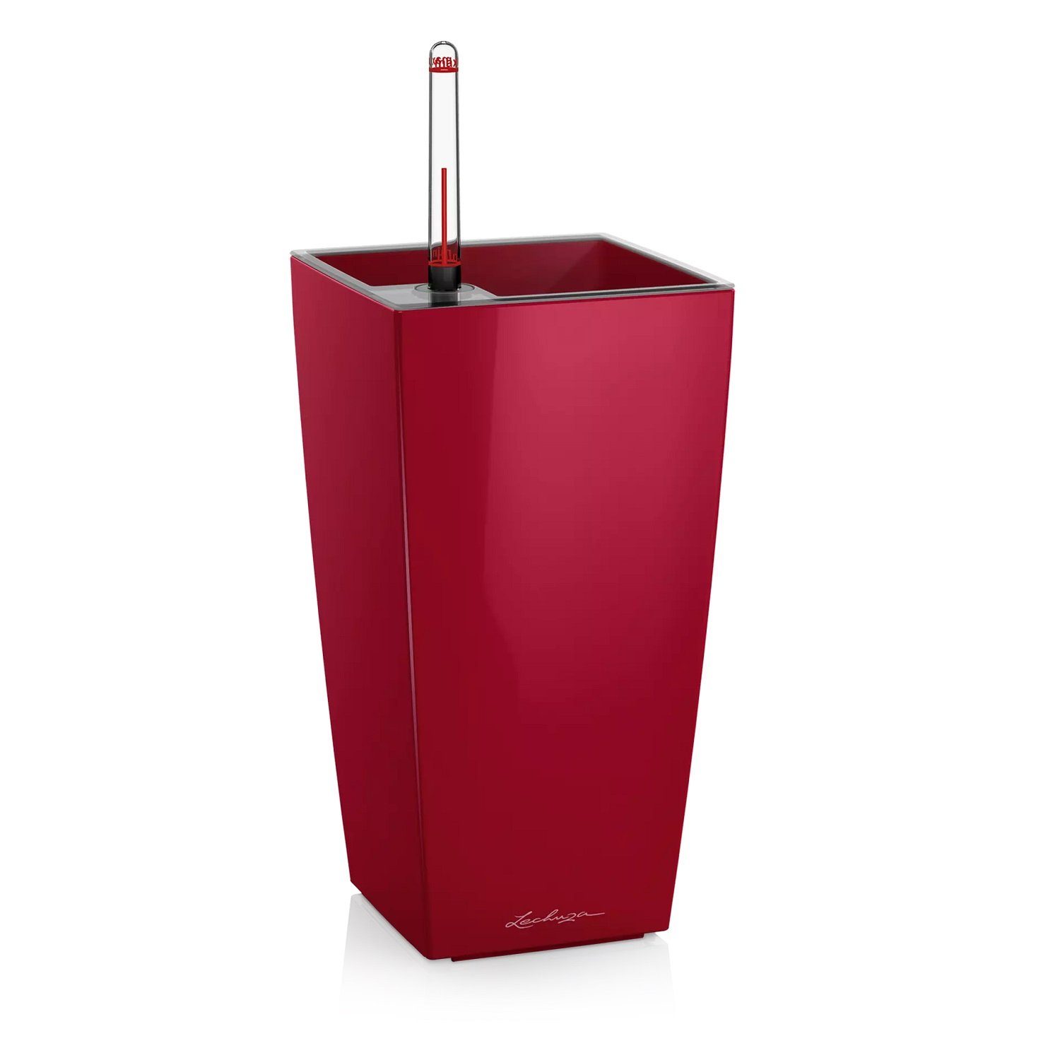 Lechuza® Плантатор Lechuza Pflanztopf Maxi-Cubi scarlet rot hochglanz