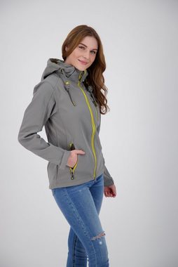 DEPROC Active Softshelljacke #ankerglutfreude CS WOMEN mit abnehmbarer Kapuze, auch in Großen Größen erhältlich