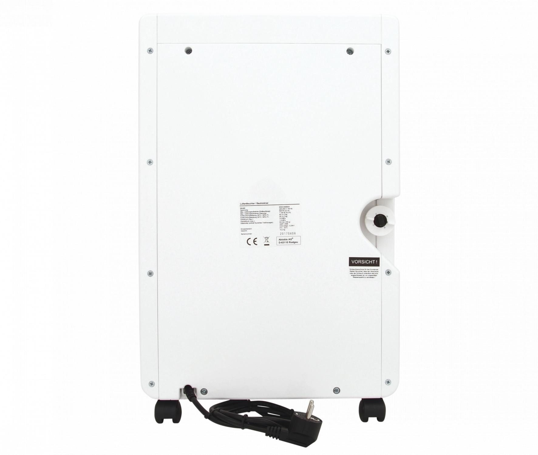WDH Bautrockner WDH-930EEW mit WLAN-Steuerung, Tank 5,5 l