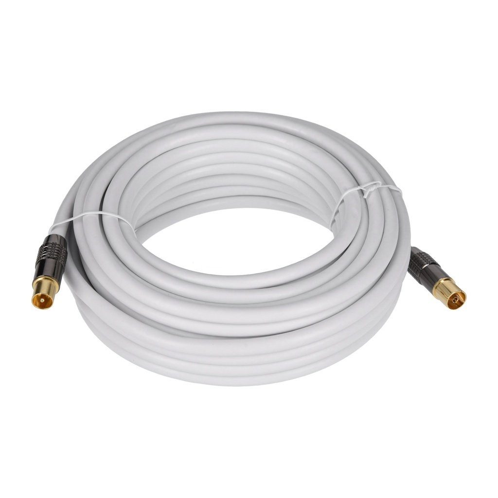 TP weiß gerade 10m SAT-Kabel