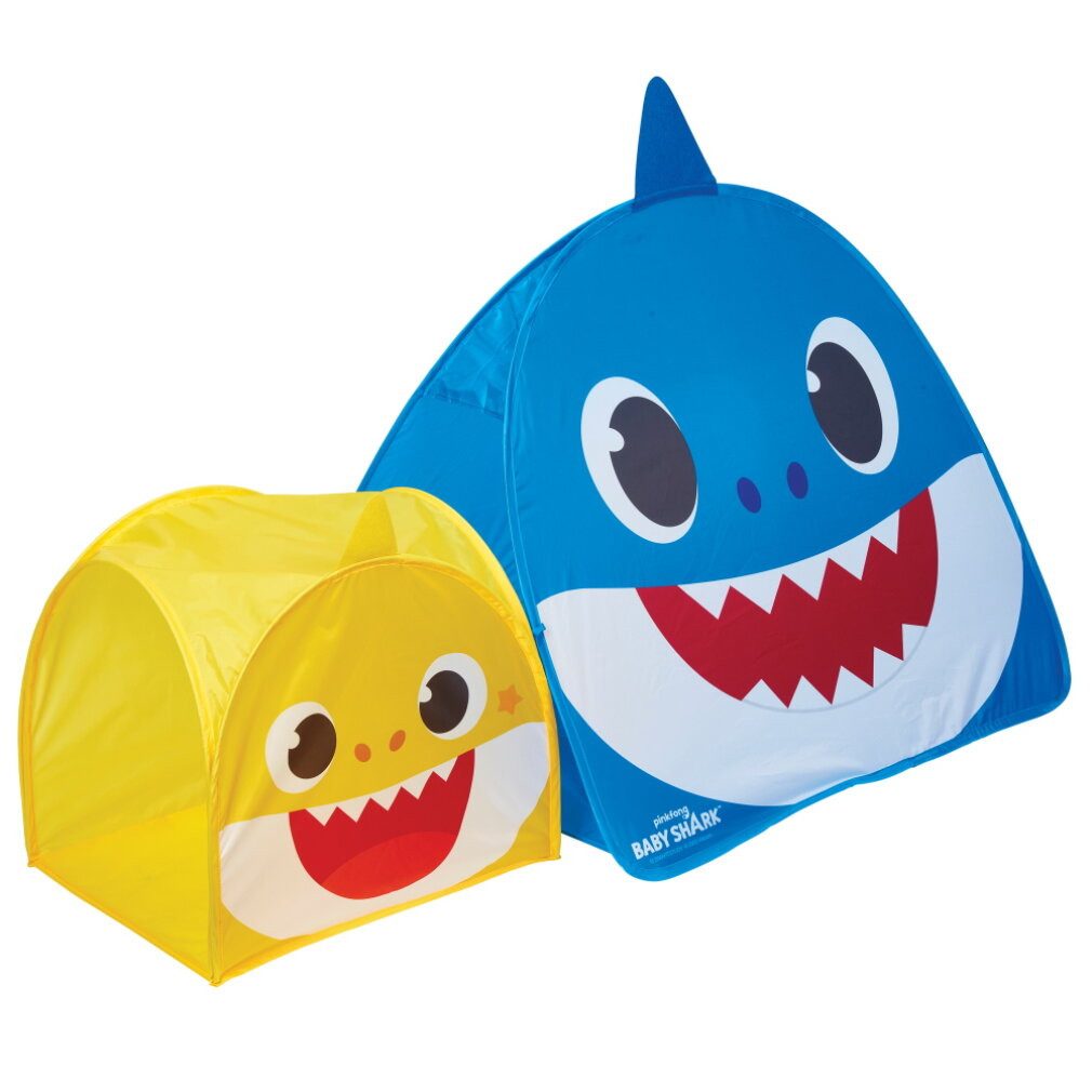 Moose Toys Moskitonetz Baby Shark: Pop-up-Spielzelt und Tunnel
