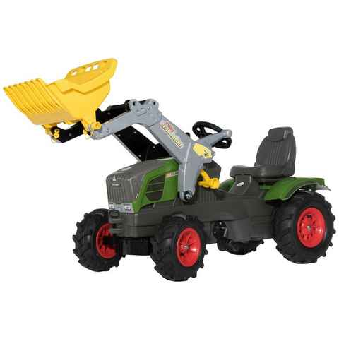rolly toys® Tretfahrzeug Fendt 211 Vario, Kindertraktor mit Lader und Luftbereifung