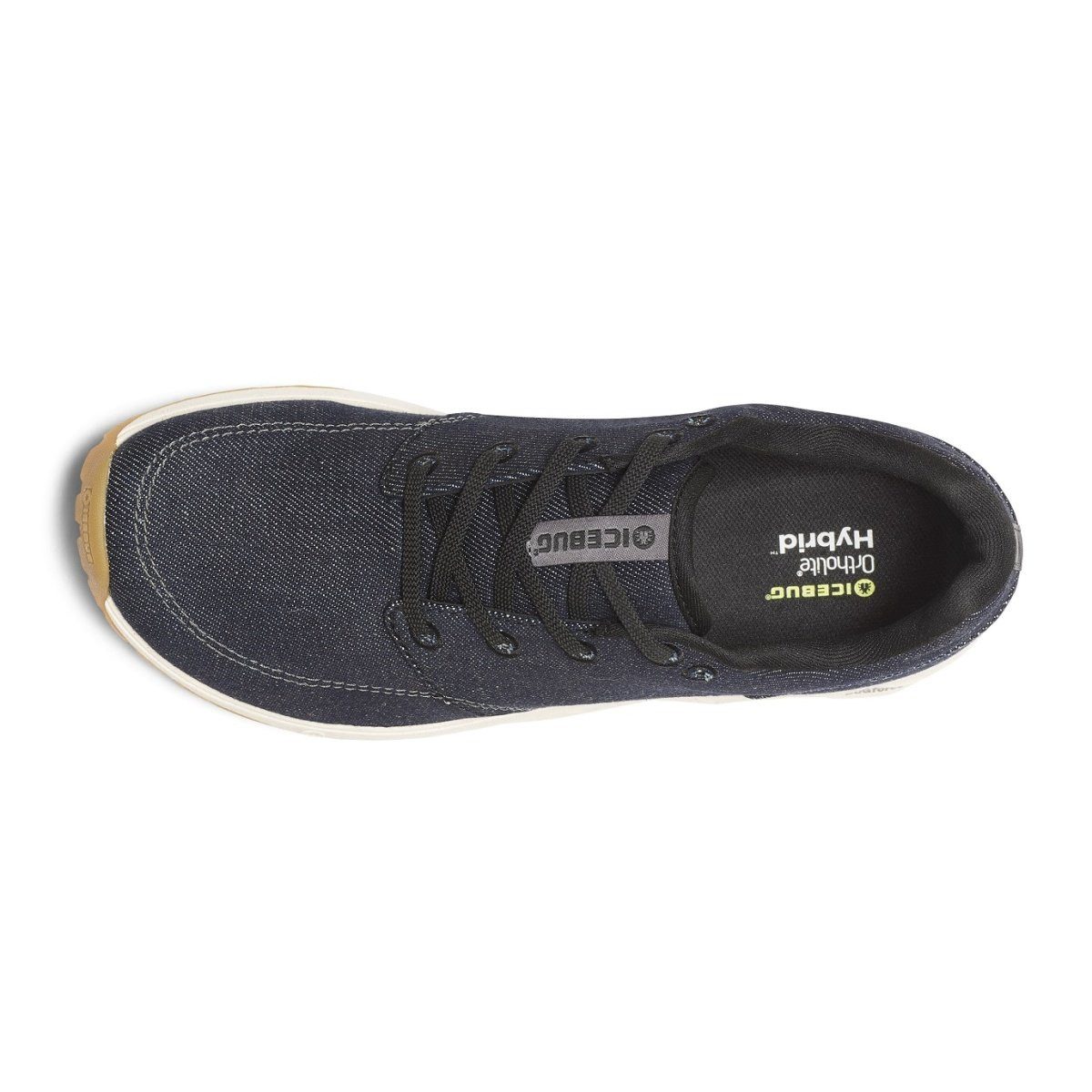 Icebug Reuse v1 Biosole (aus recy. Schnittresten, Nudie Jeans) blau Herren Sneaker