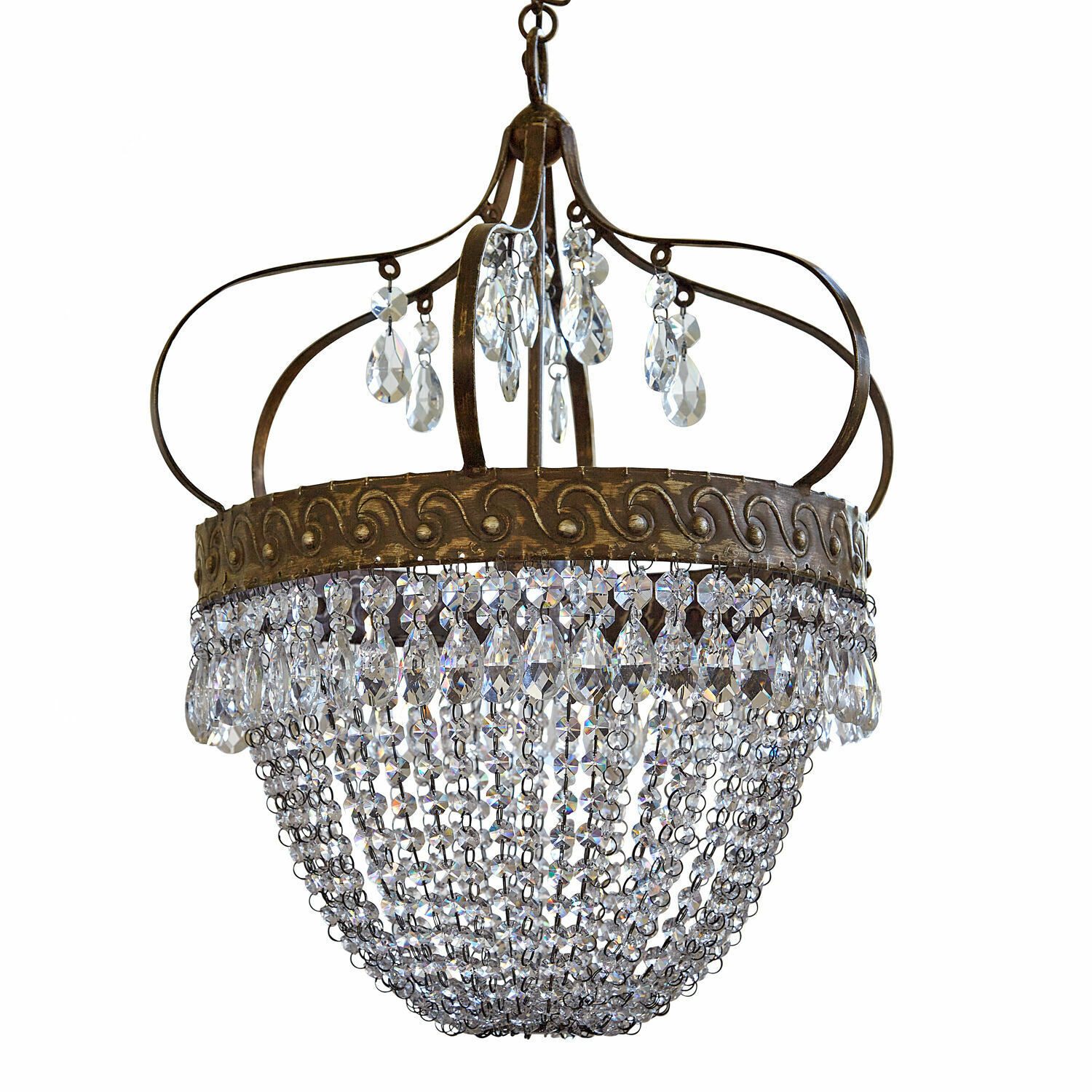 Mirabeau Kronleuchter Kronleuchter Margelieu antikmessing/klar