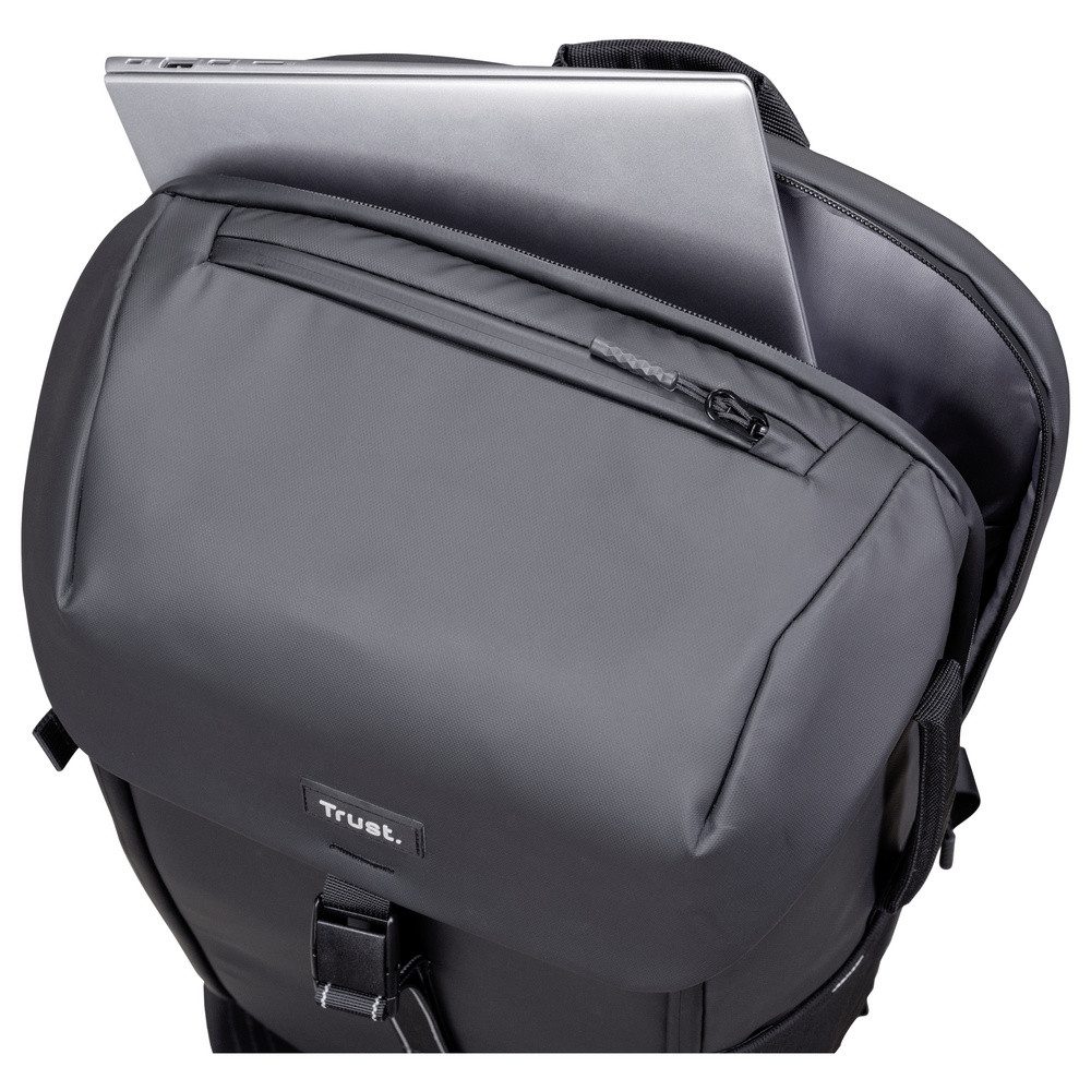 Trust Laptoprucksack Trust Reisetasche Jersey Passend für maximal: 43,2 cm (17) Grau