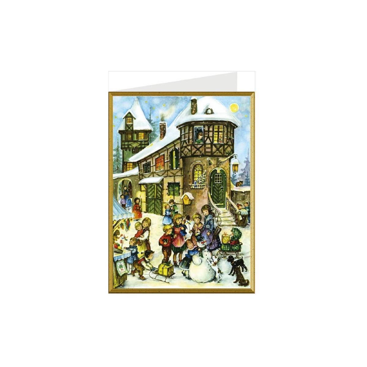 Richard Sellmer Verlag Grußkarte 99701 - Weihnachtskarte - Winterfreuden