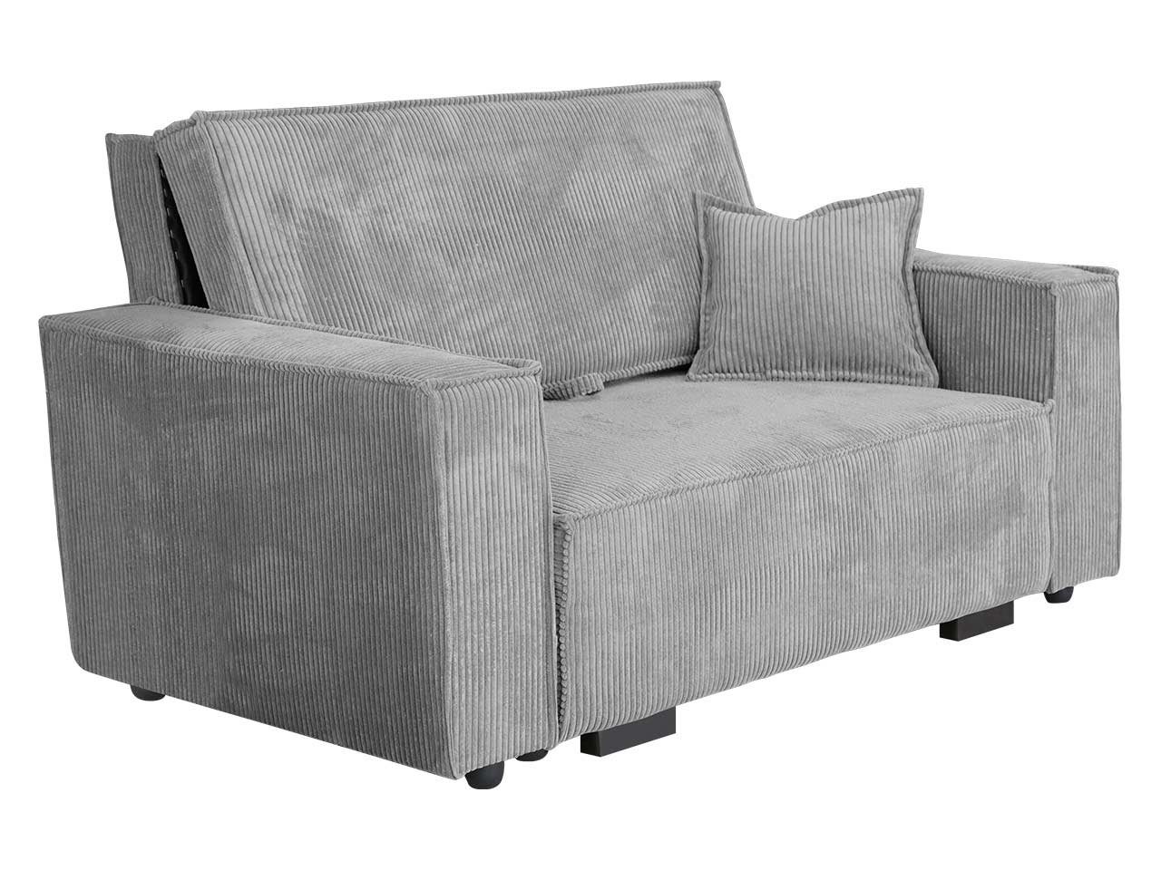 und Schlaffunktion Polstersofa Viva Star 110 Sitzer Poso MIRJAN24 Schlafsofa Bettkasten, mit 2 Schlafsofa inkl. Kissen, II,