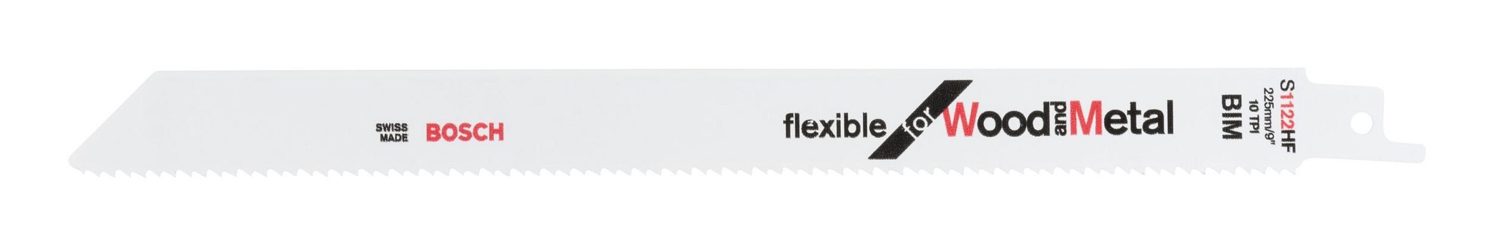 BOSCH S Flexible - 25er-Pack for (25 Metal, Säbelsägeblatt HF, 1122 2 Wood and Stück),