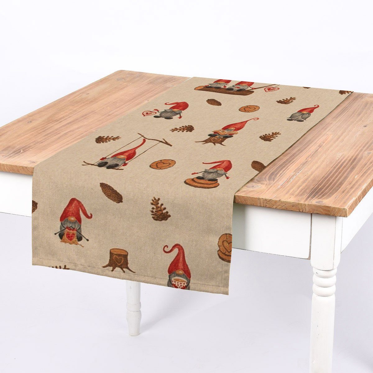 SCHÖNER LEBEN. Tischläufer Tischläufer Weihnachten Tomte Weihnachtswichtel günstig online kaufen