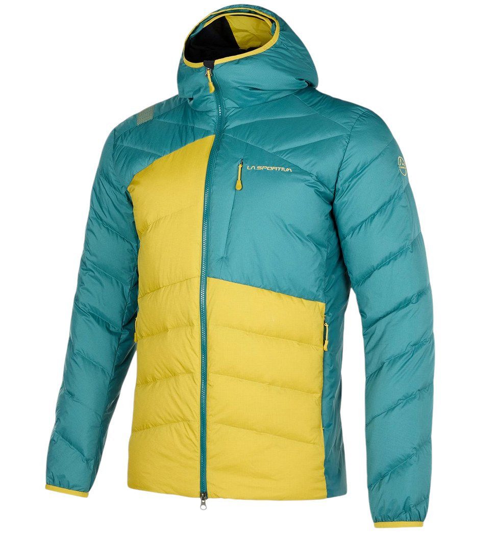 La Sportiva Winterjacke Titan Down tealblau/gelb Herren