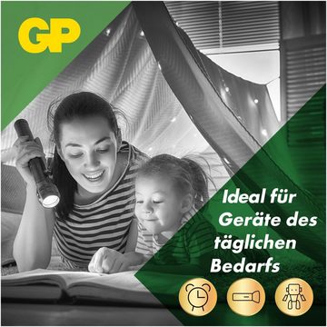 GP Batteries C Baby Batterie GP Alkaline Super 1,5V 4 Stück Batterie, (1,5 V)