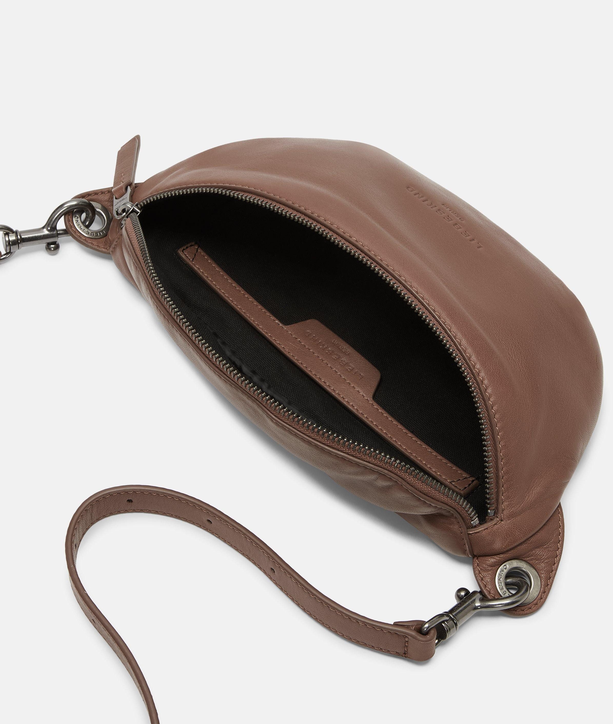 Liebeskind Berlin Gürteltasche Tavia Umhängetasche M, Geräumige Gürteltasche aus weichem Schafsleder