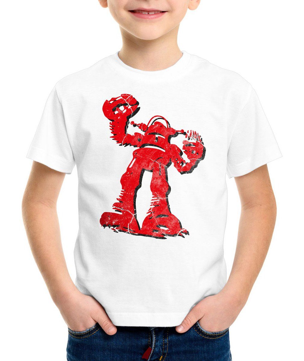 OTTO Kleidung Tops & T-Shirts T-Shirts Print-Shirt Kinder T-Shirt Roboter big bang sheldon boxen Robot rock em spiel Cooper Theory Polos & Longsleeves T-Shirts 
