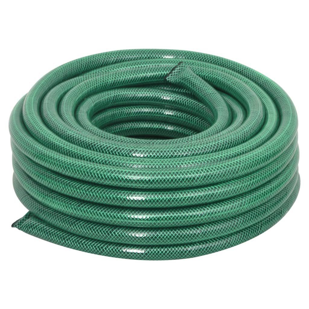 Saugschlauch Gartenschlauch mit Kupplung-Set Grün 0,75" 20 m PVC