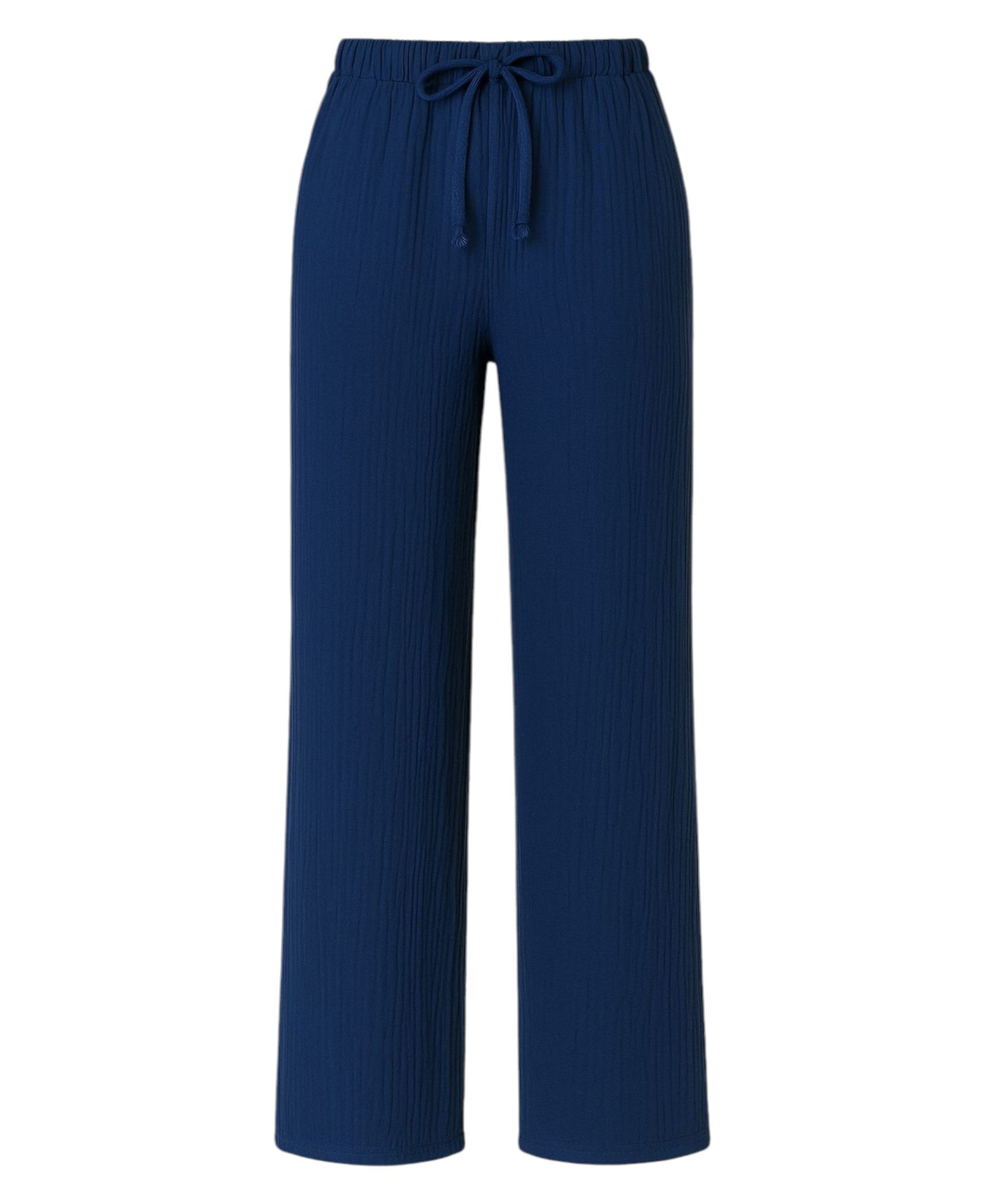 WENOR Palazzohose Damen Musselin-Hose - Sommerhose günstig online kaufen