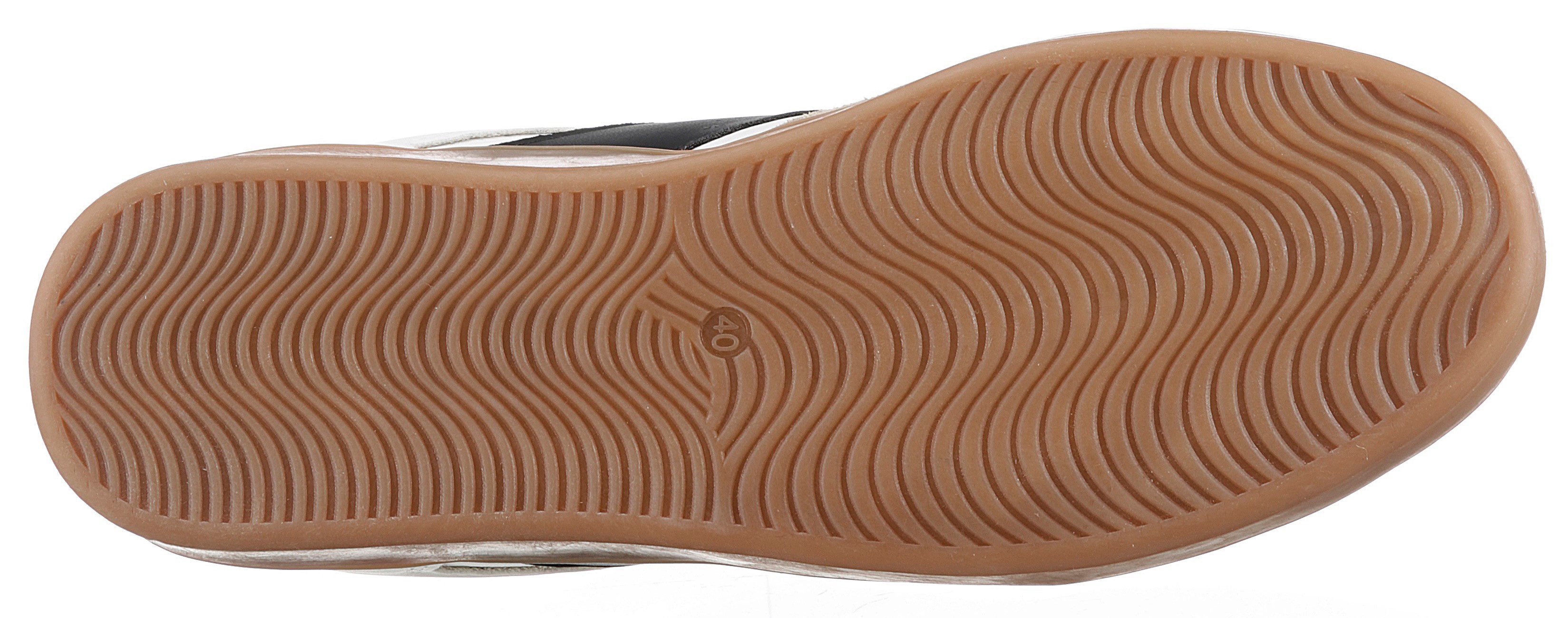 Aniston SHOES Sneaker Freizeitschuh, Halbschuh, Schnürschuh im Retro-Look