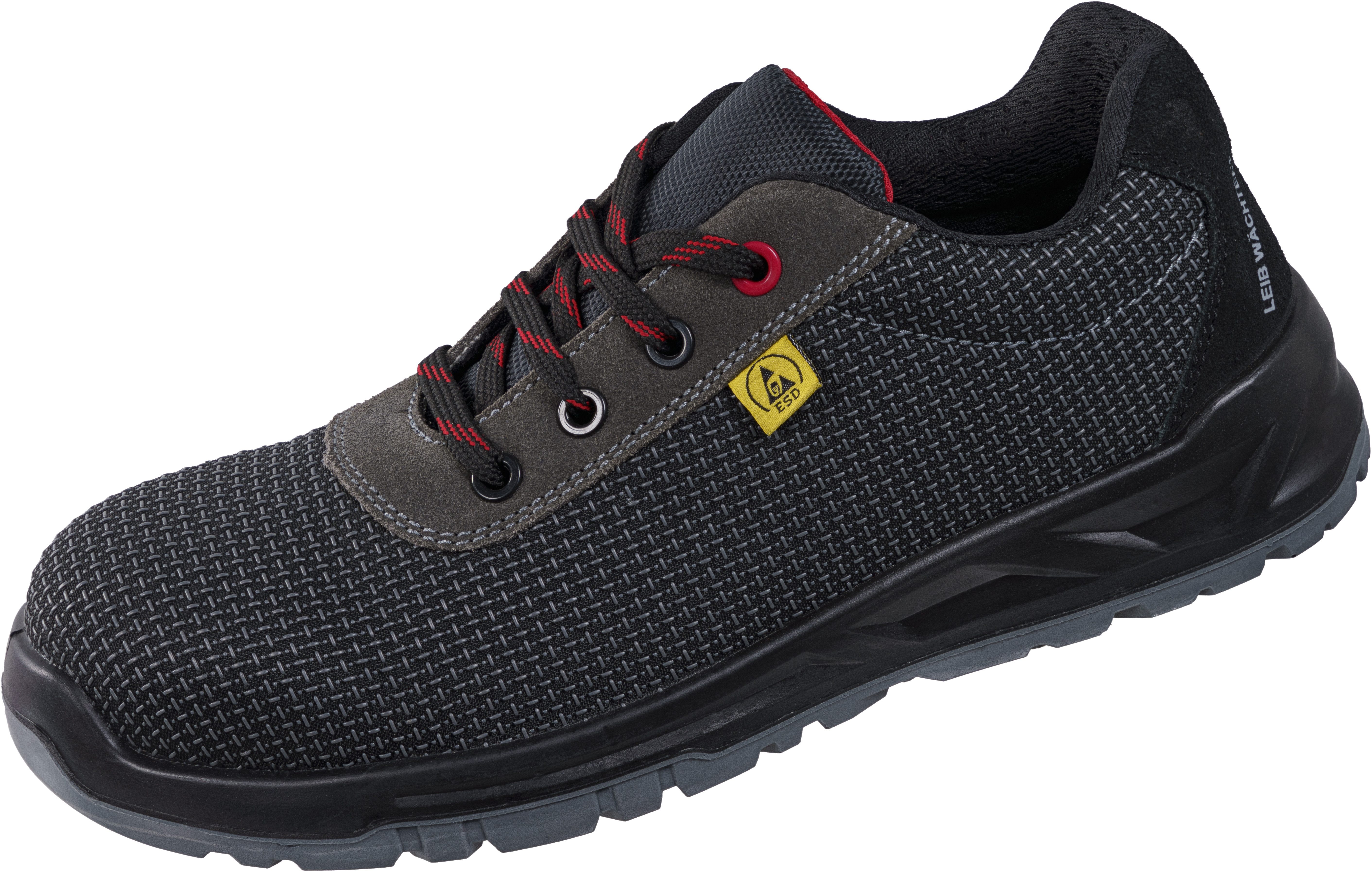 Leibwächter S3 Arbeitsschuhe Trojan flach ESD Sicherheitsschuh Composite-Zehenschutzkappe, PU-Einlegesohle mit Shockabsorber