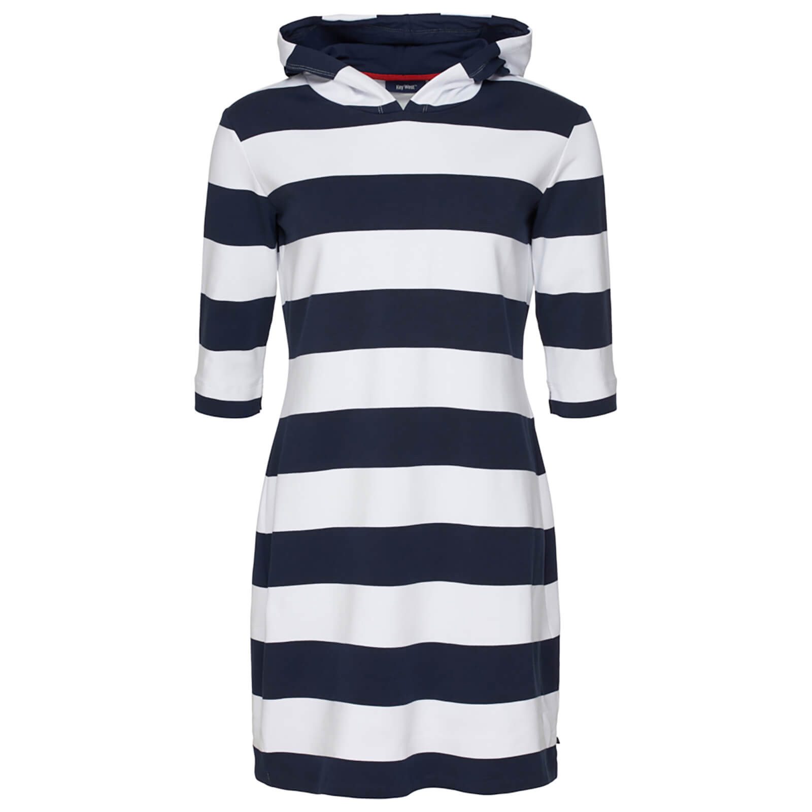 Sea Ranch Shirtkleid Damen Sweatshirt-Kleid Ronja Streifen-Design mit Kapuz günstig online kaufen