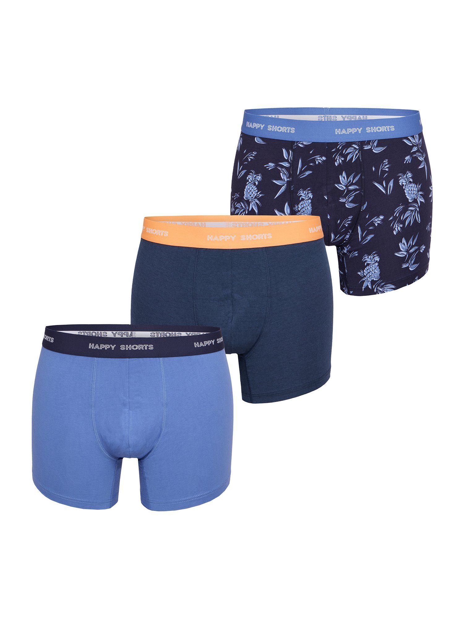 männer Hawaii unterhose (3-St) HAPPY Motive Pants Retro-Boxer SHORTS Retro