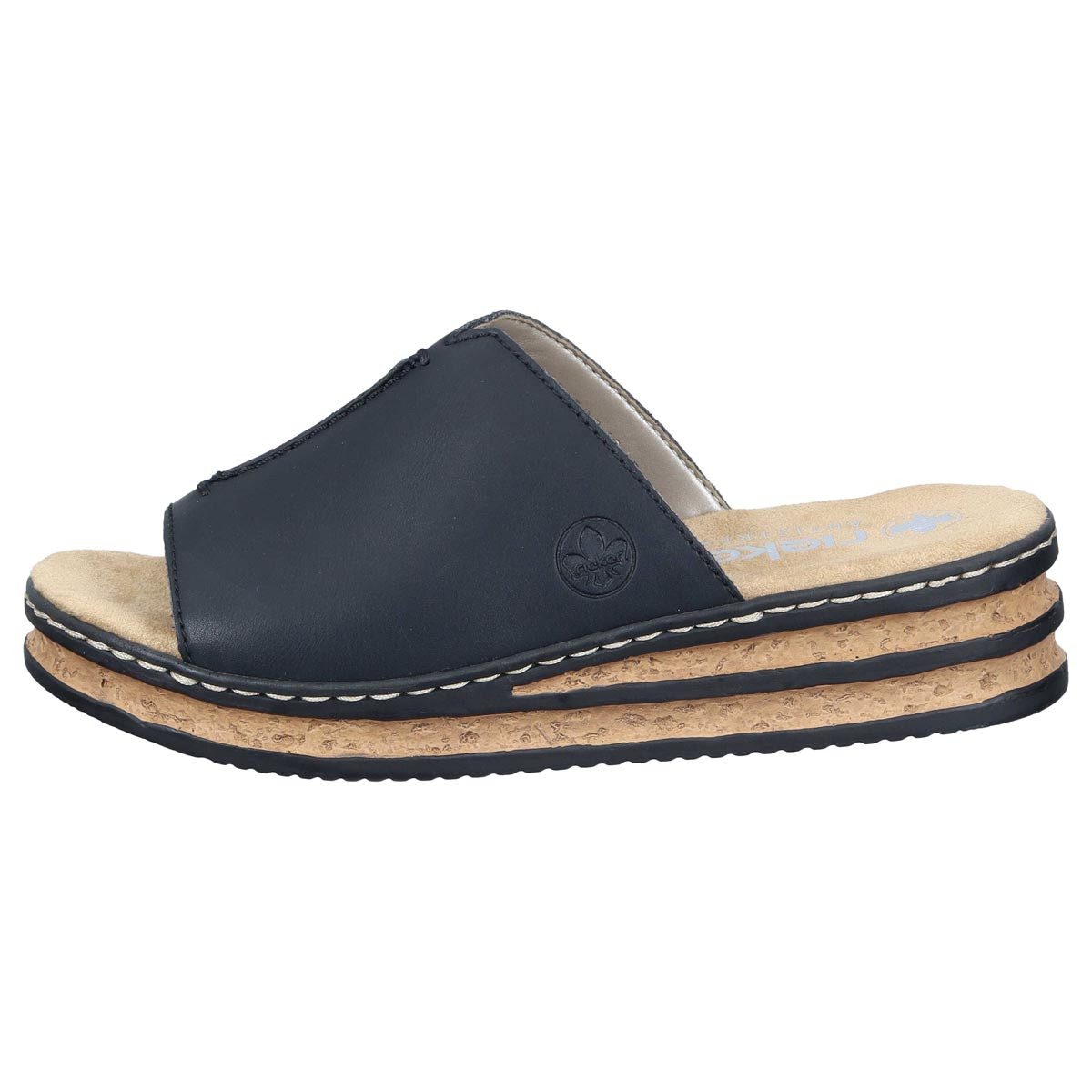 Rieker Basic Pantolette (1-tlg) Pantoletten - Bequeme Passform für jeden Fuß