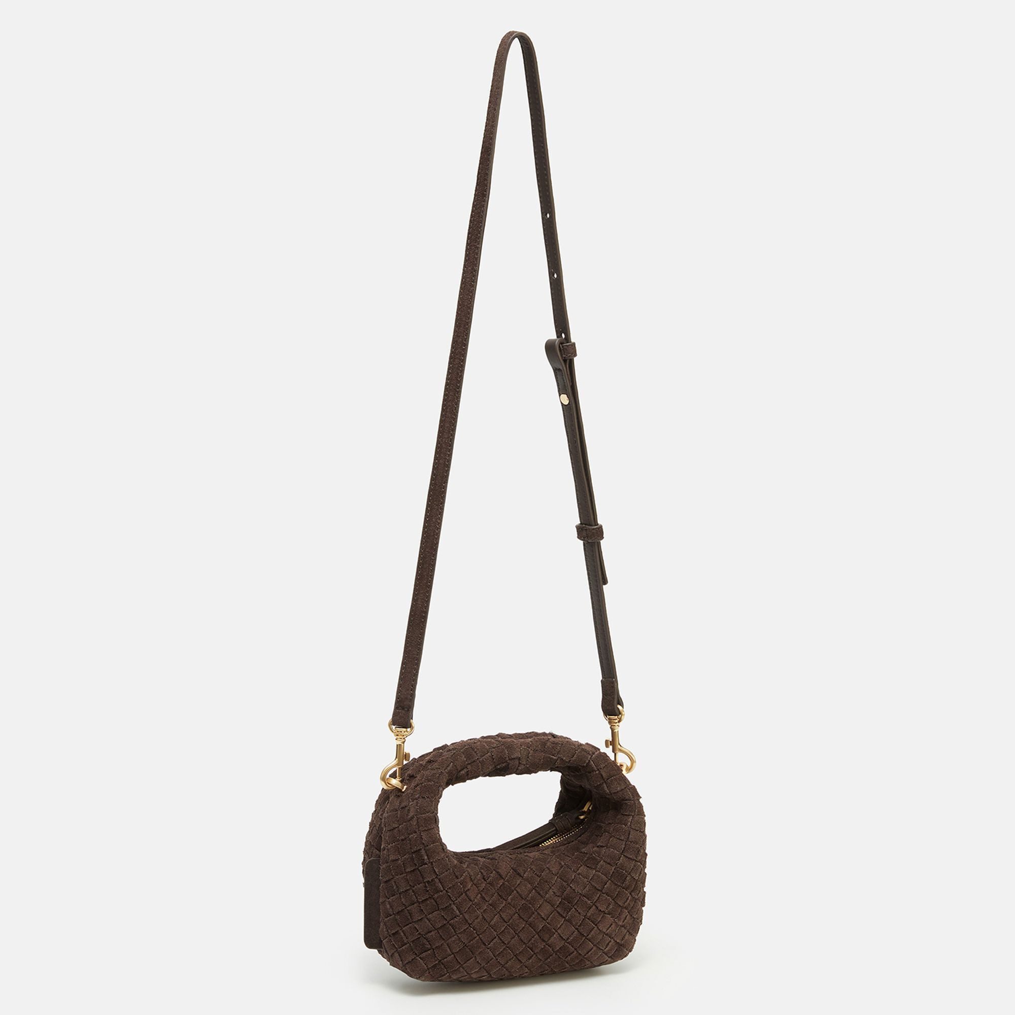 Les Visionnaires Henkeltasche Greta Micro weave, Leder