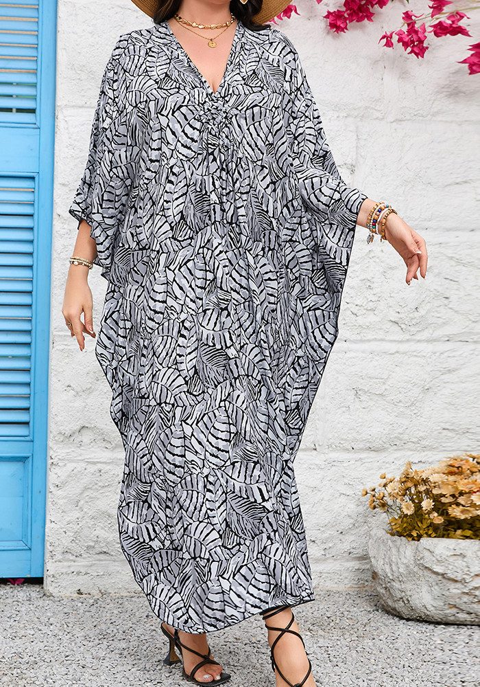 Lovolotti Sommerkleid Strandkleid Viskose Kleid Damen LO-KLDE-L11 große Grö günstig online kaufen