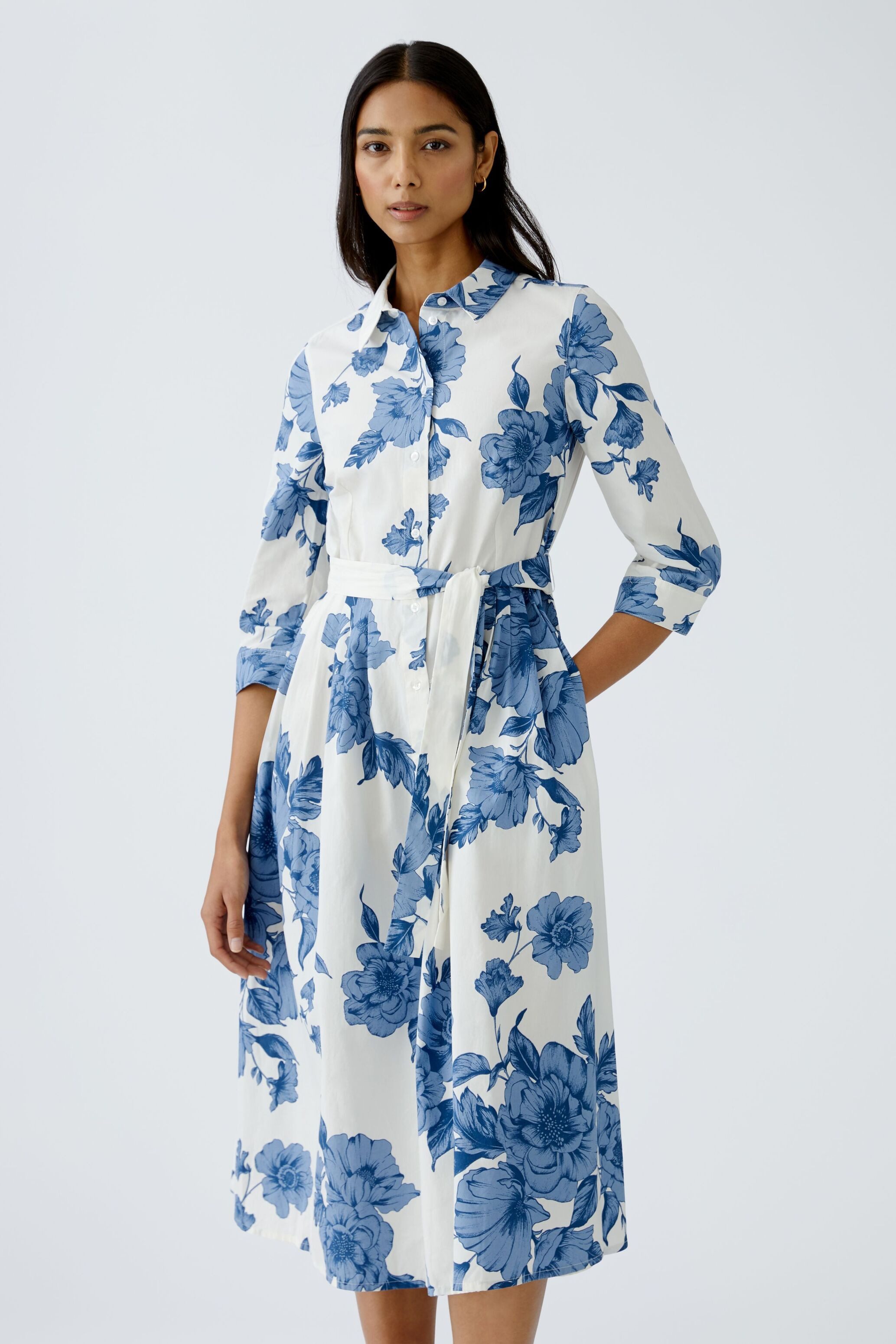 Oui Blusenkleid Midikleid günstig online kaufen