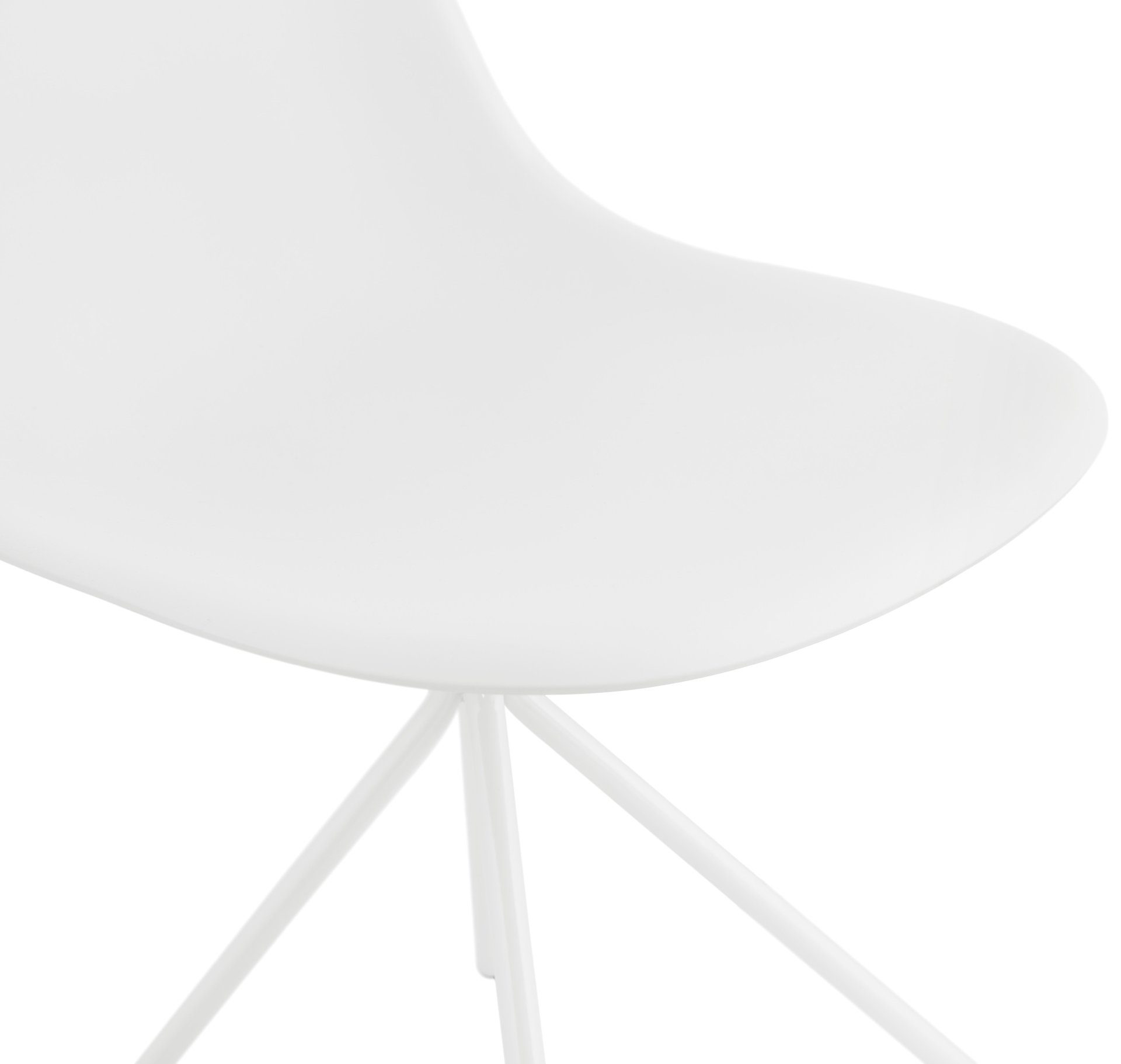 Kokoon Design Esszimmerstuhl | Reinweiß Weiß DORIS