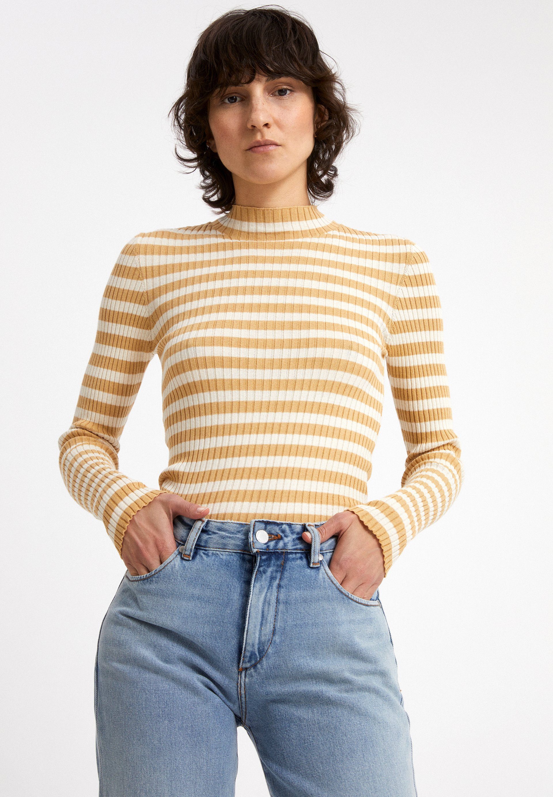 Armedangels Strickpullover ALAANIA STRIPED Fitted