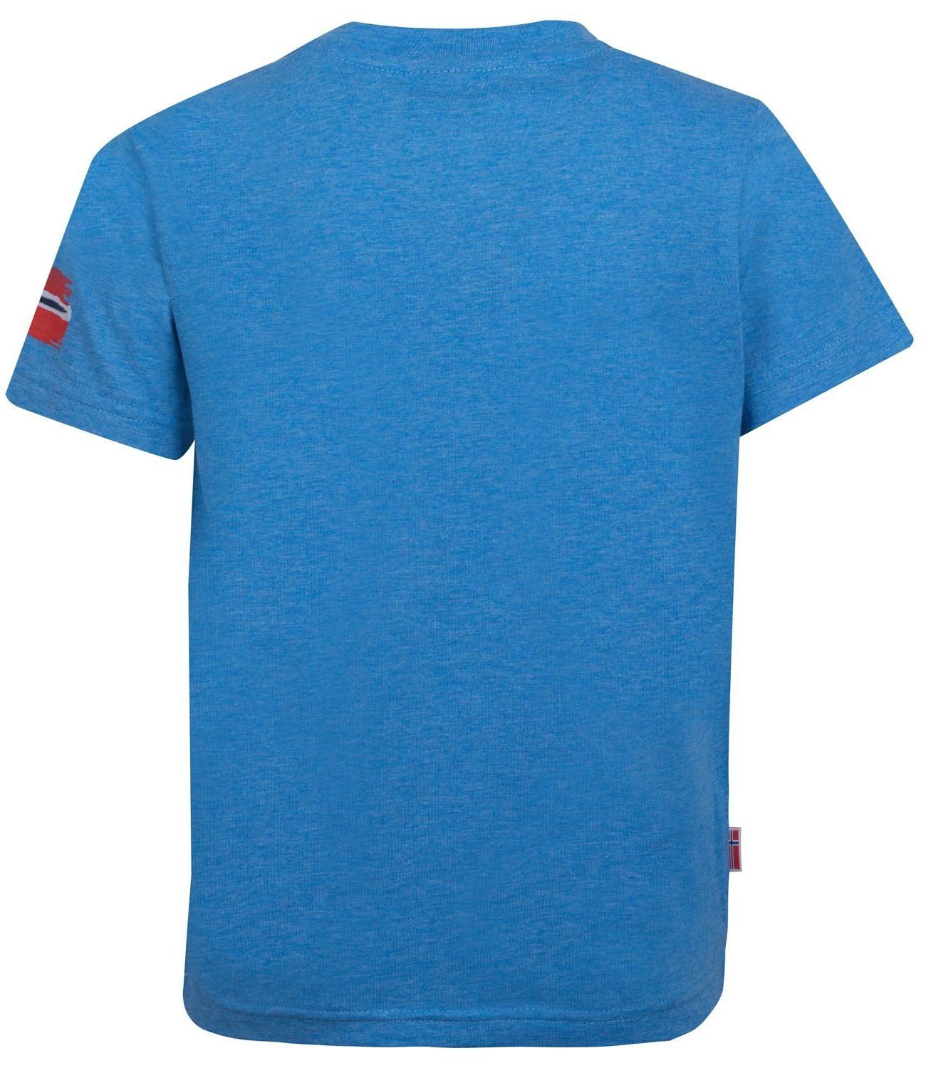 TROLLKIDS Trollfjord Mittelblau T-Shirt
