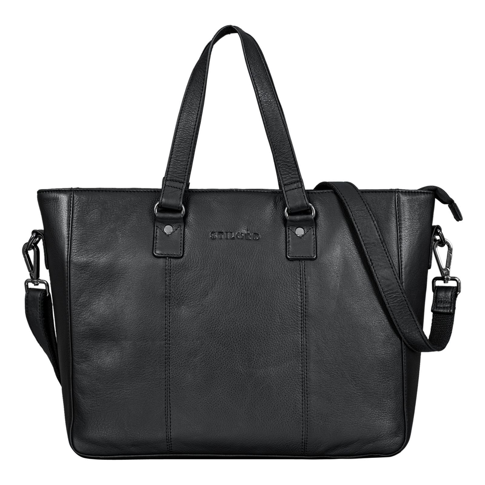 STILORD Handtasche "Emmeline" Shopper Tasche Leder Business Damen Aktentasche