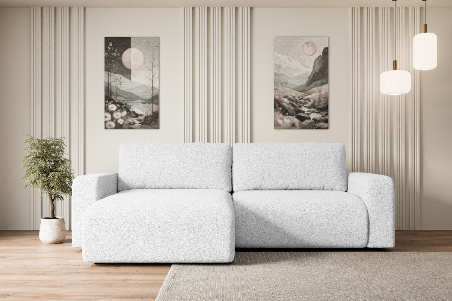 ALTDECOR Ecksofa KLEEA-L, Couch mit Schlaffunktion, Wohnzimmer - Wohnlandsc günstig online kaufen