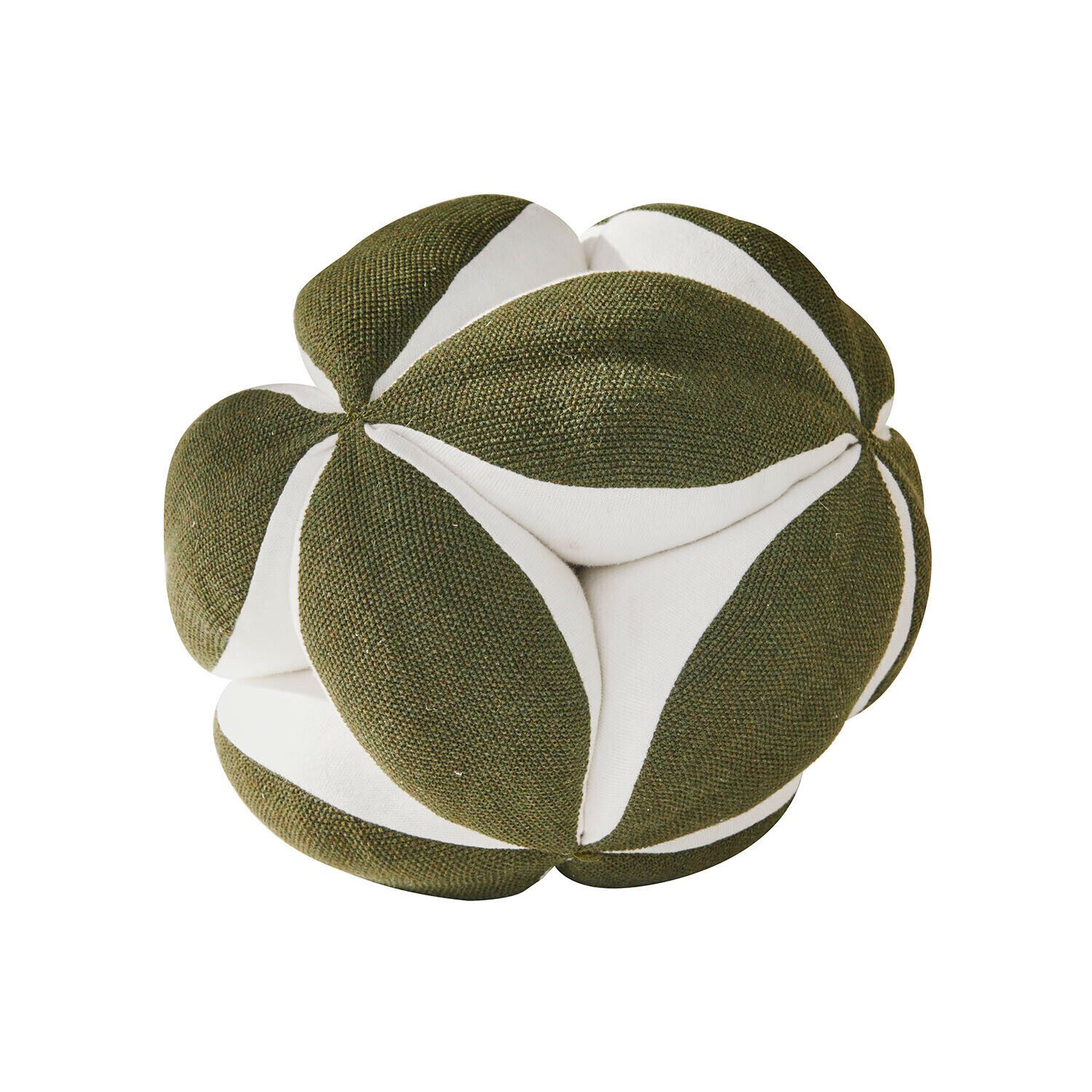 Mirabeau Snackball Hundespielzeug Wuslina grün/weiß, 100% Baumwolle, Füllung: 100% Polyester