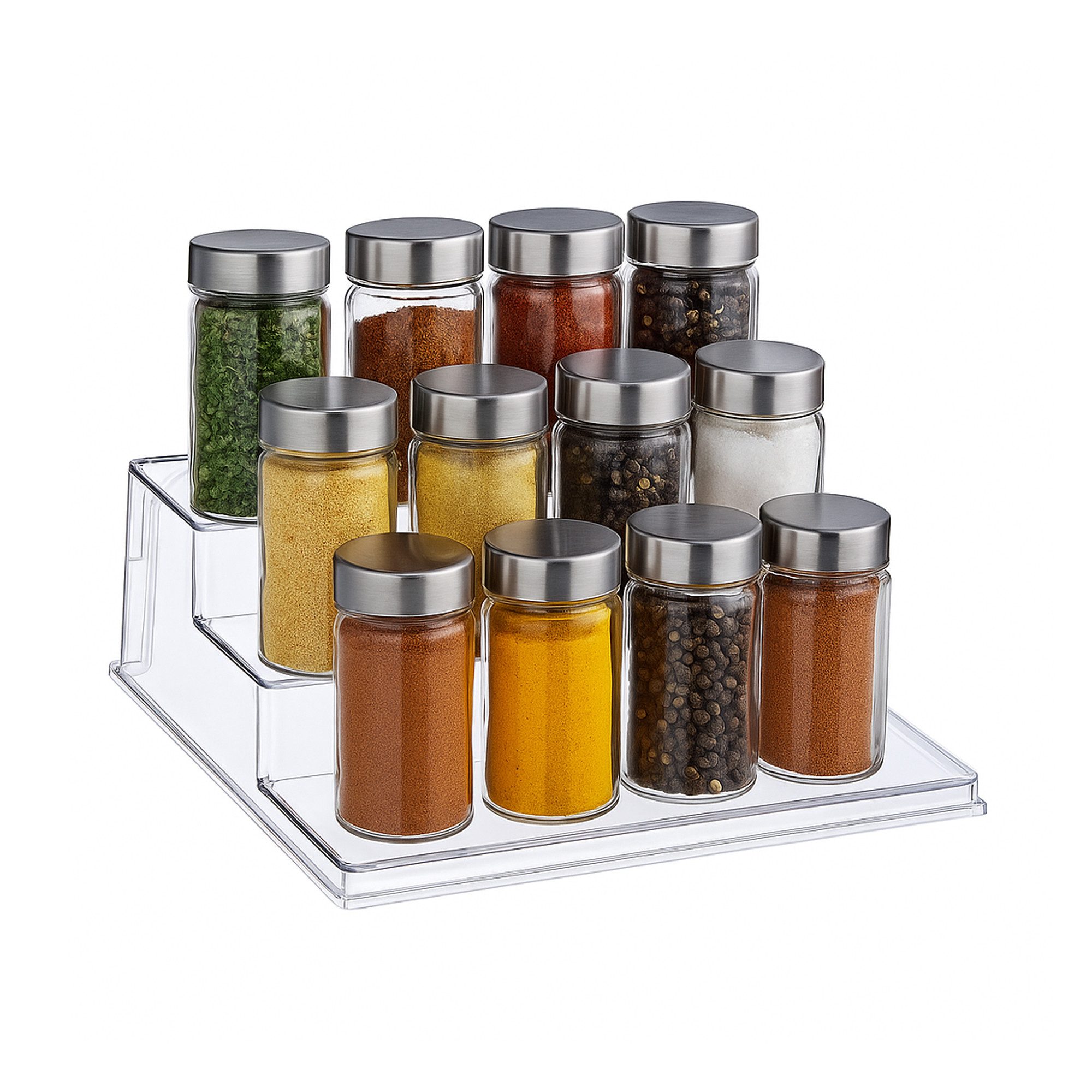 ogoPLUS Gewürzregal Dekotreppe 3-stufig 260 mm, 3 Etagen Organizer, Ablage günstig online kaufen