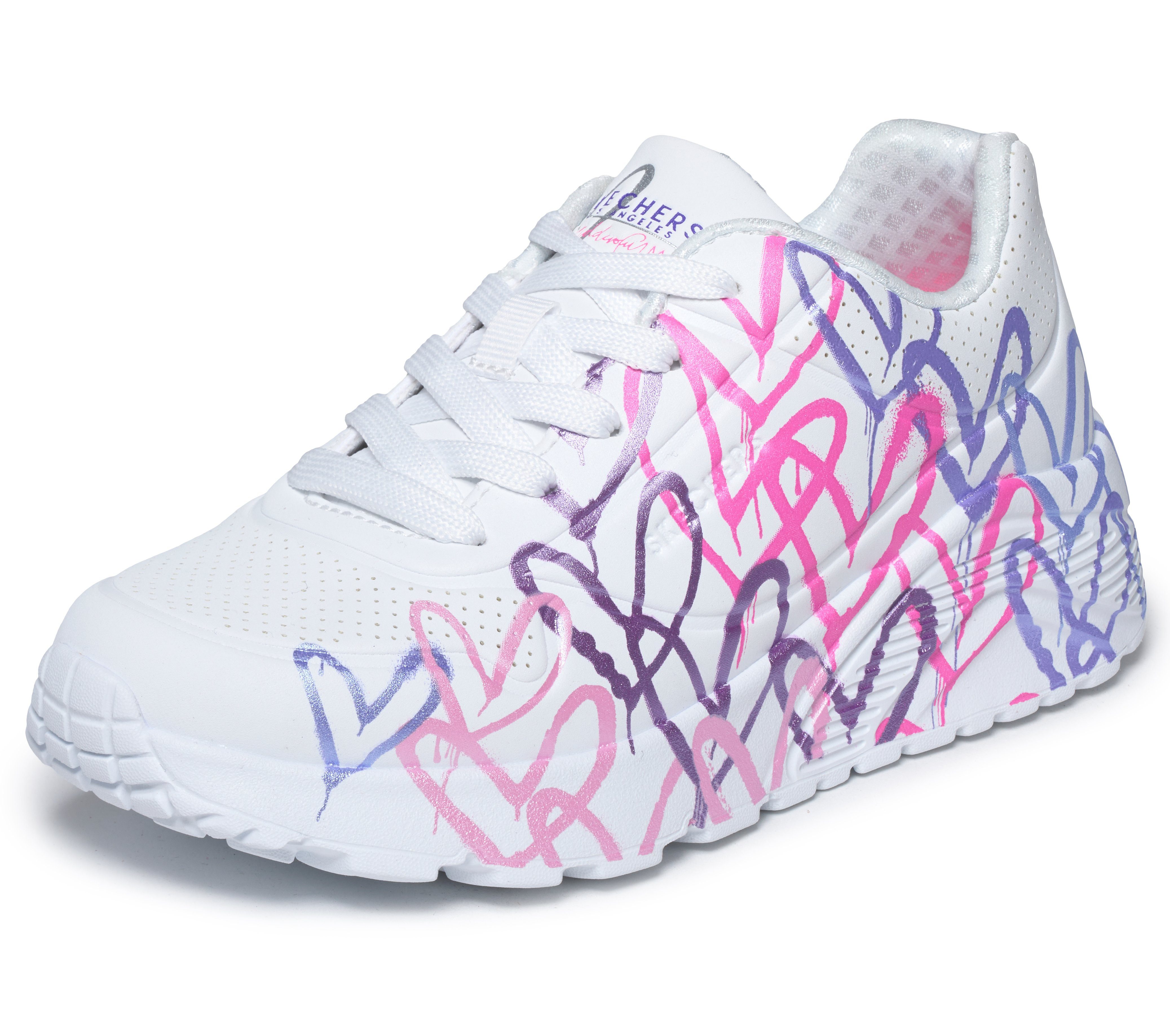 Skechers UNO LITE Sneaker Schnürschuh, Freizeitsneaker, Grössenschablone zum Download