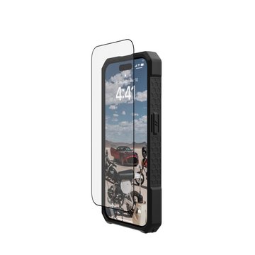 UAG Plus Tempered Glass für Apple iPhone 15 Pro, Displayschutzglas, [Zweifach gehärtetes Glas, Anti-Fingerabdruck, Inkl. Montagekit]