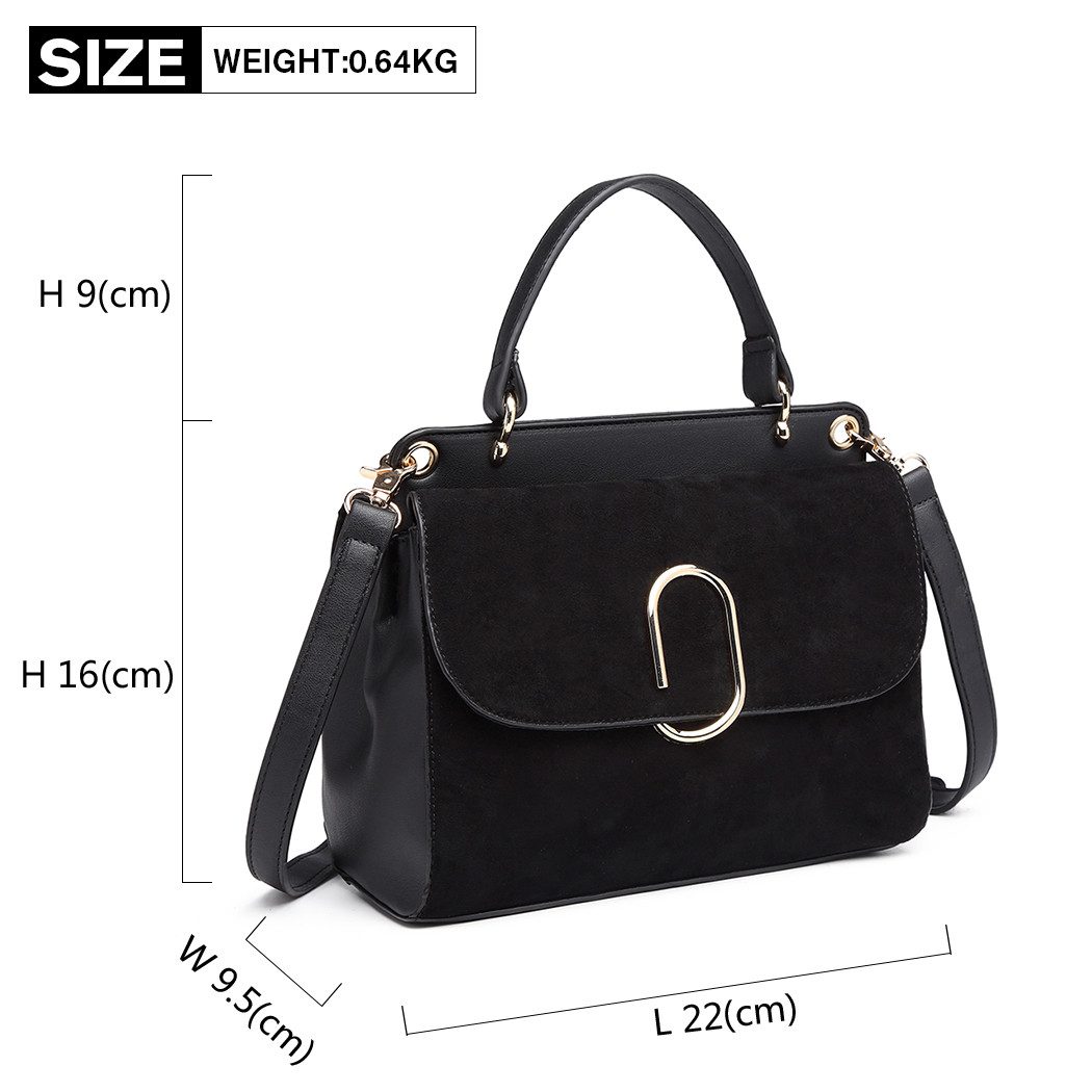 Miss Lulu Umhängetasche Damen Vintage Crossbody Bag mit Kunstleder Mittelgr günstig online kaufen