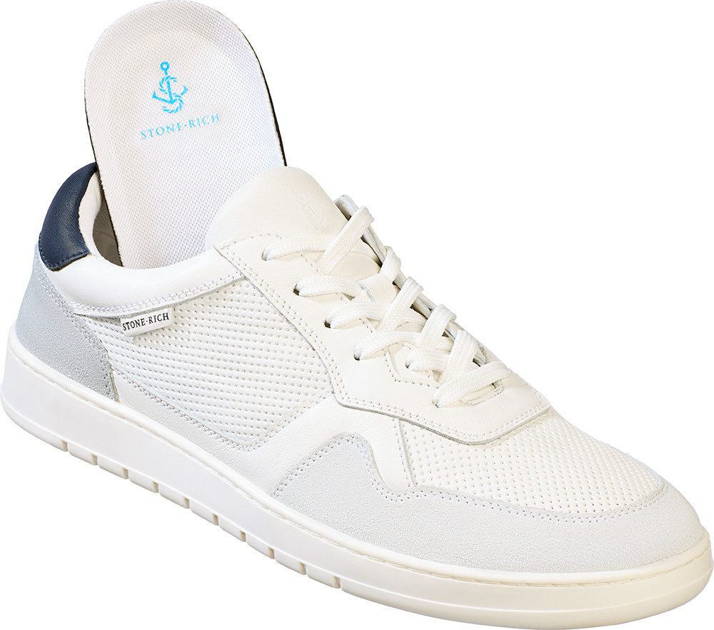 Stone Rich Sneaker Hochwertiges Glattleder