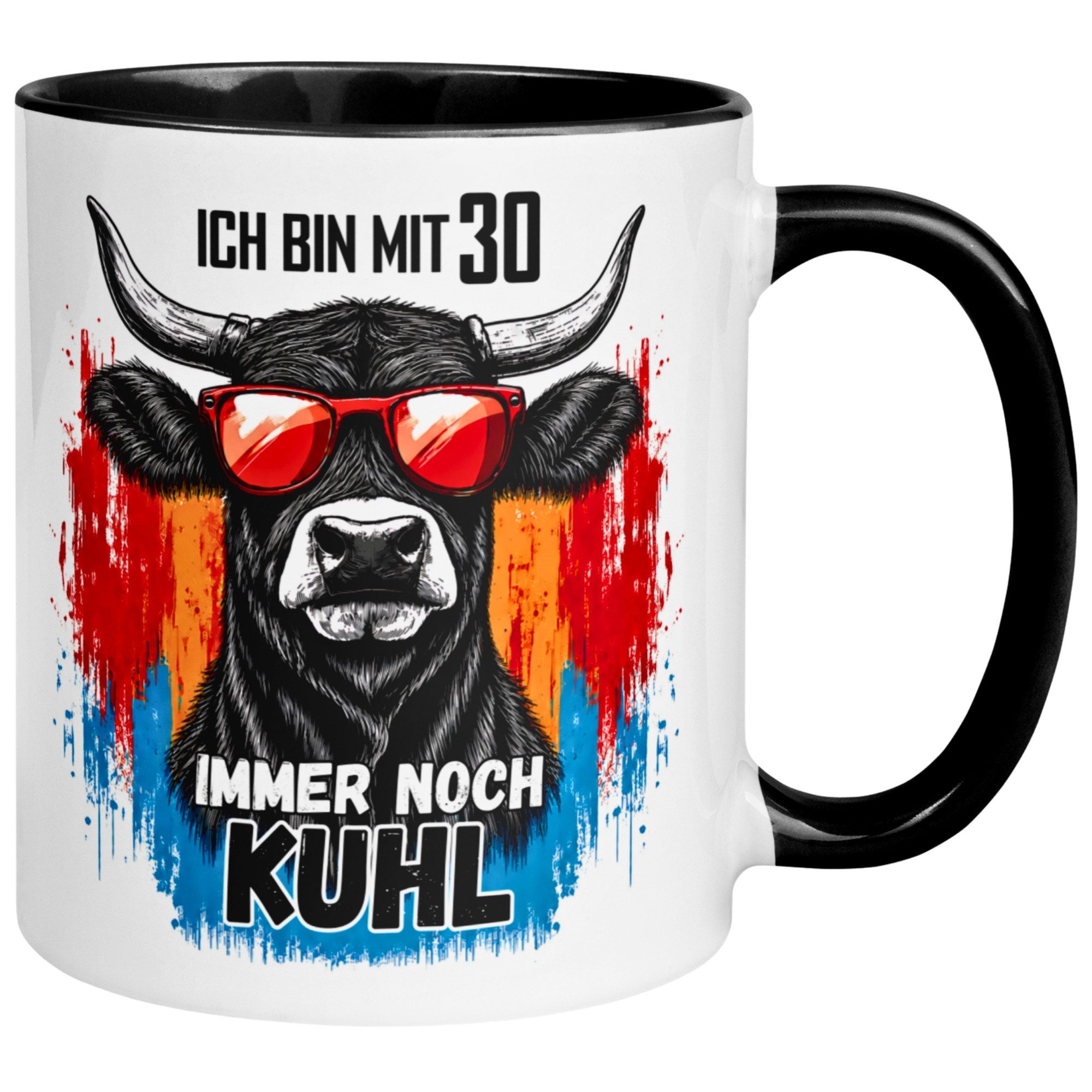 Momentals Tasse 30. Geburtstag Mann Frau – 30 und immer noch Kuhl – Männer Frauen, Gratis Versand · Links-&Rechtshänder · Spülmaschinenfest